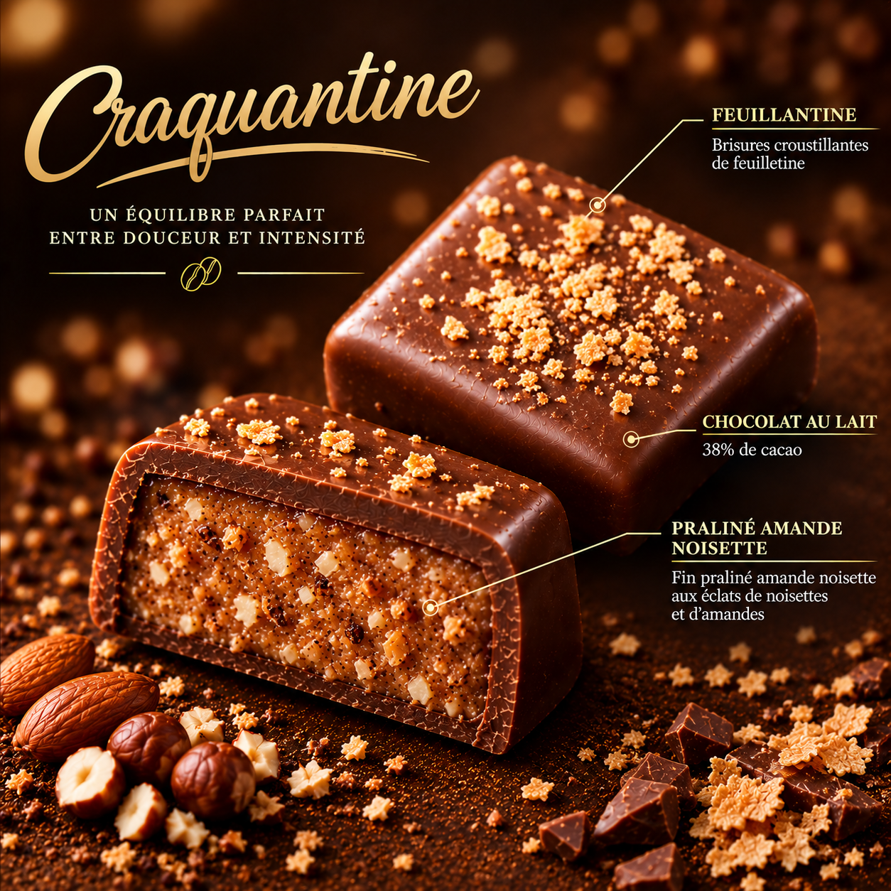 Craquantine Lait
