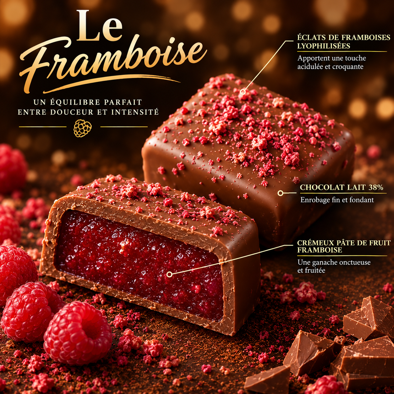 Framboise lait