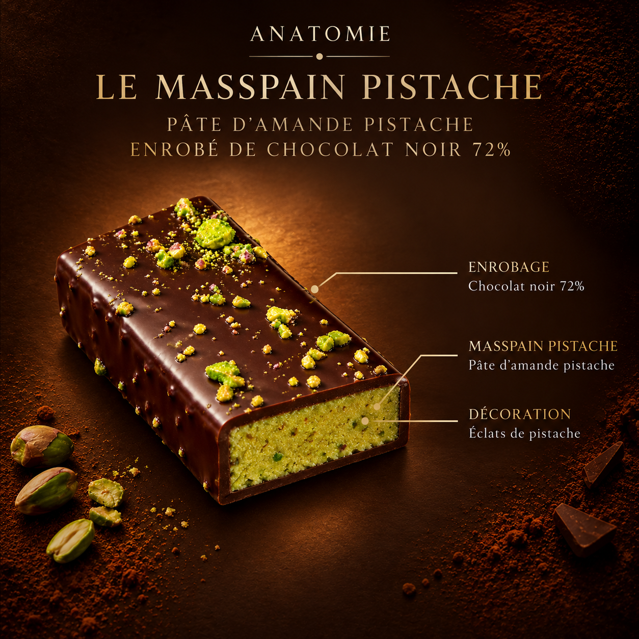 Massepain Pistache Noir