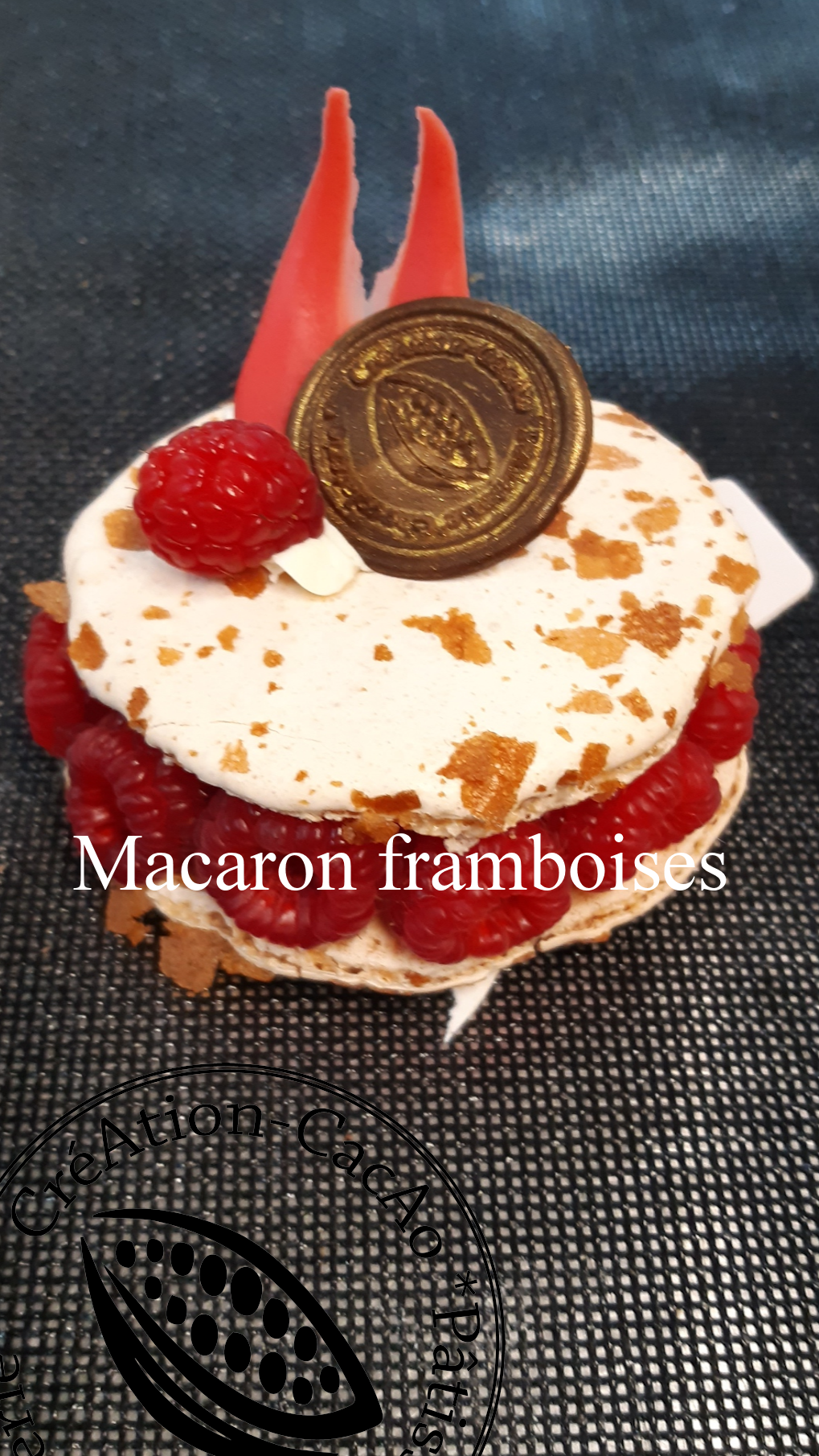 Macaron framboise